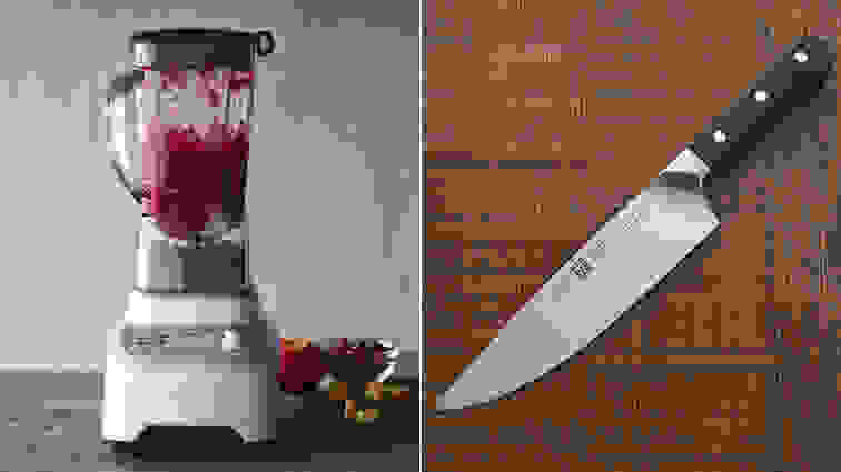 Breville Blender and Zwilling Knife