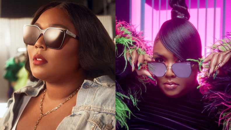 Lizzo wearing sunglasses