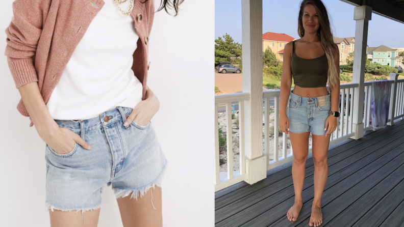 Madewell denim shorts