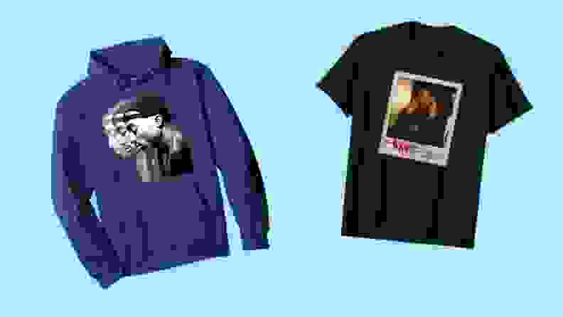 TUPAC shirt and hoodie