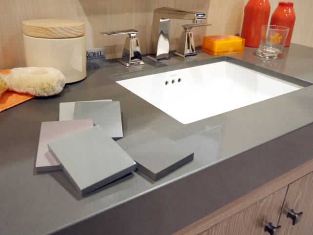 Ronbow gray stone top vanity