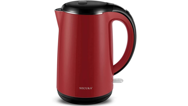 Secura Electric Water Kettle (Red), used