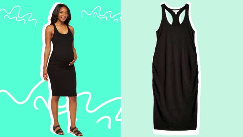 This Topshop maternity dress is now reduced to €20 and perfect for spring -  HerFamily