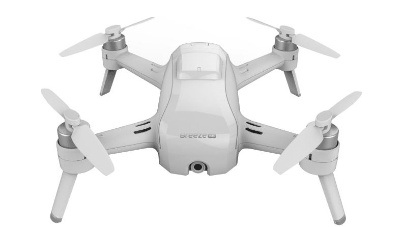 The Yuneec Breeze is a popular drone with lots of beginner-friendly features and a reasonable price point.