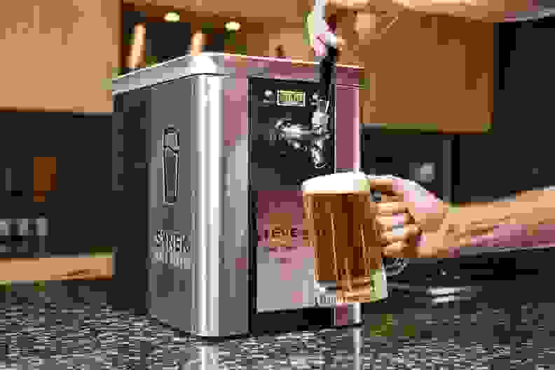 The Synek craft brew dispenser.