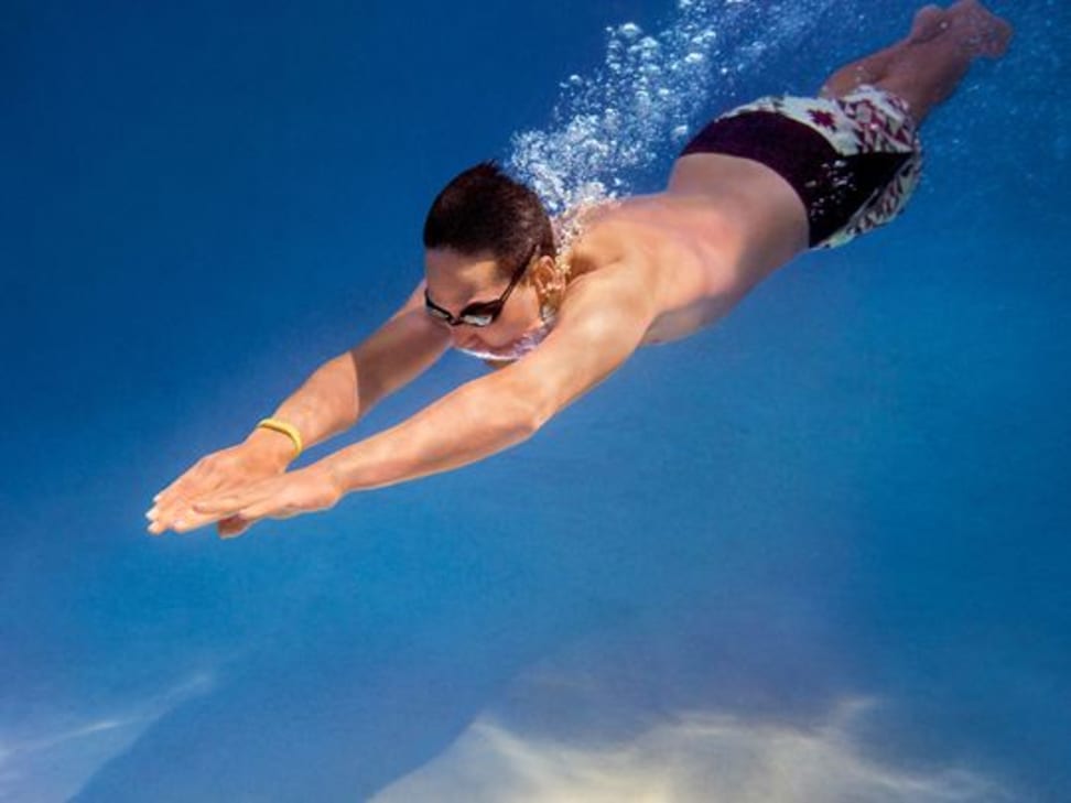 Fitbit's newest device, the Flex 2, will count laps as a user swims.