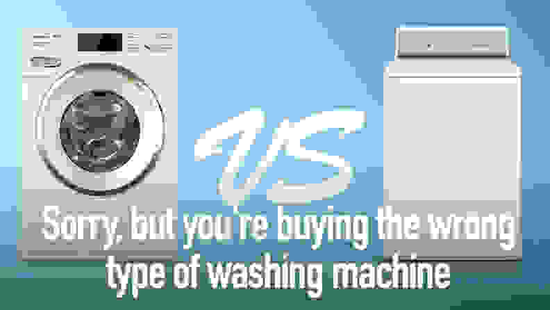 Sorry but you're buying the wrong type of washing machine