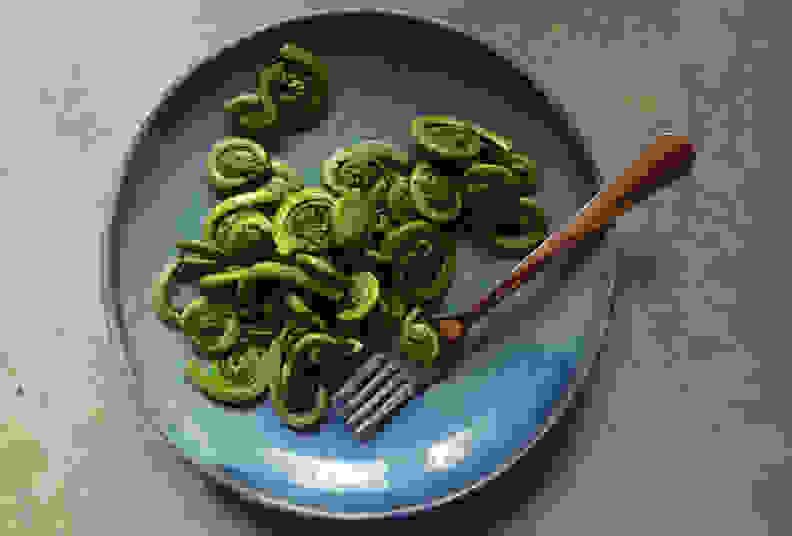 fiddleheads