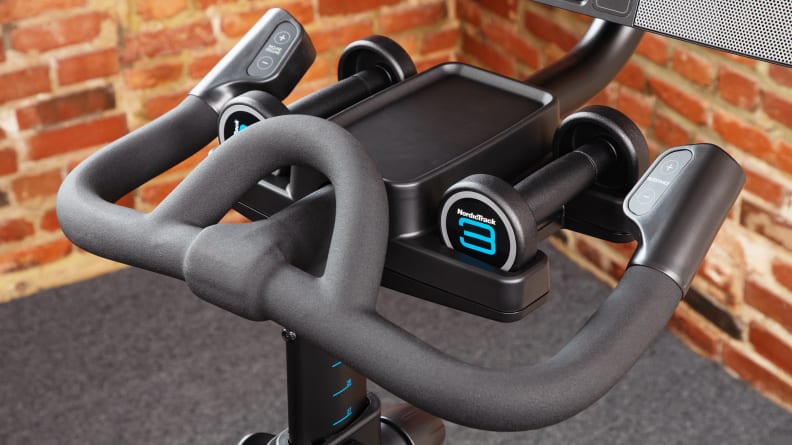 Close up of NordicTrack S22i handles
