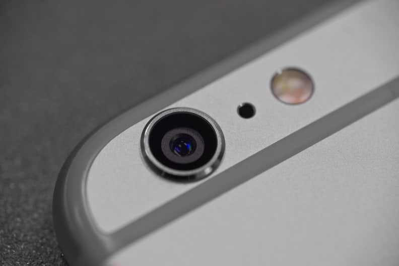 A photo of the Apple iPhone 6 Plus' camera.