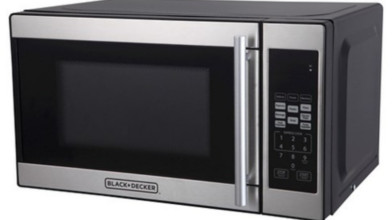 A compact microwave like this one from Black + Decker is ideal if you don't have much room on the counter and you use your microwave to make snacks