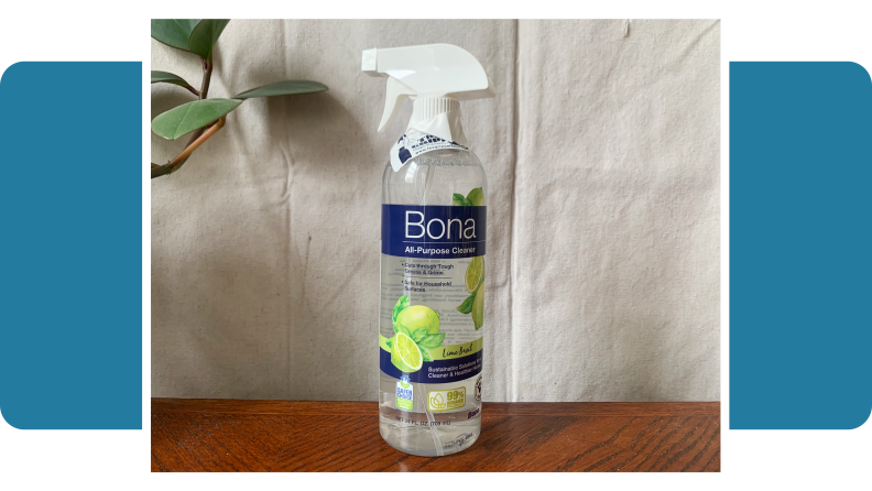 A bottle of Bona All-Purpose Cleaner