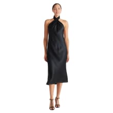 Product image of Silk Twist Halter Midi Dress