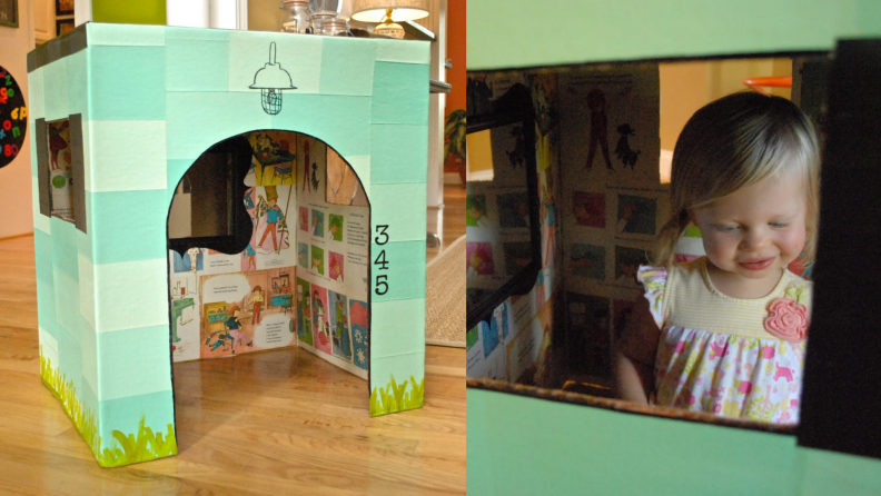 A simple fort that little ones will love.