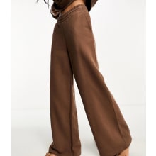 Product image of Chelsea Peers Mix & Match wide leg sweatpants in brown