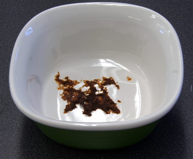 LG LDF8874ST—Cheese After Heavy Cycle