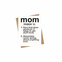 Product image of Mom Definition Greeting Card