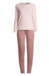 Product image of Lands' End Women's Lounge Pajama Set Long Sleeve T-shirt and Slim Leg Pants