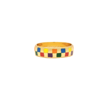 Product image of Rainbow Checkerboard Ring