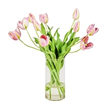 Product image of Pink artificial tulip arrangement