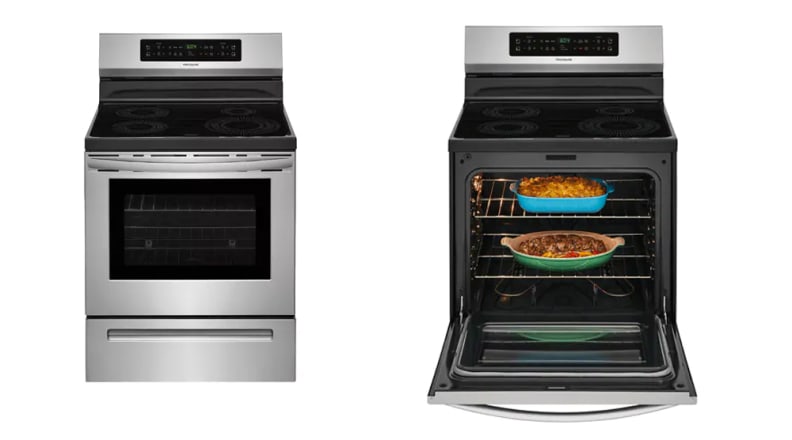 Frigidaire FFIF3054TD front open and closed