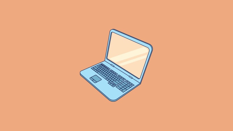 an illustration of a laptop