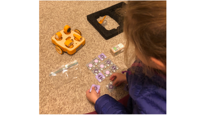 Kids love the hands-on aspect of KIBO.