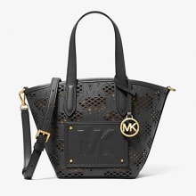 Product image of Michael Kors Kimber Small 2-in-1 Logo Embossed and Perforated Tote Bag