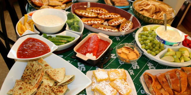 Super Bowl Party Spread