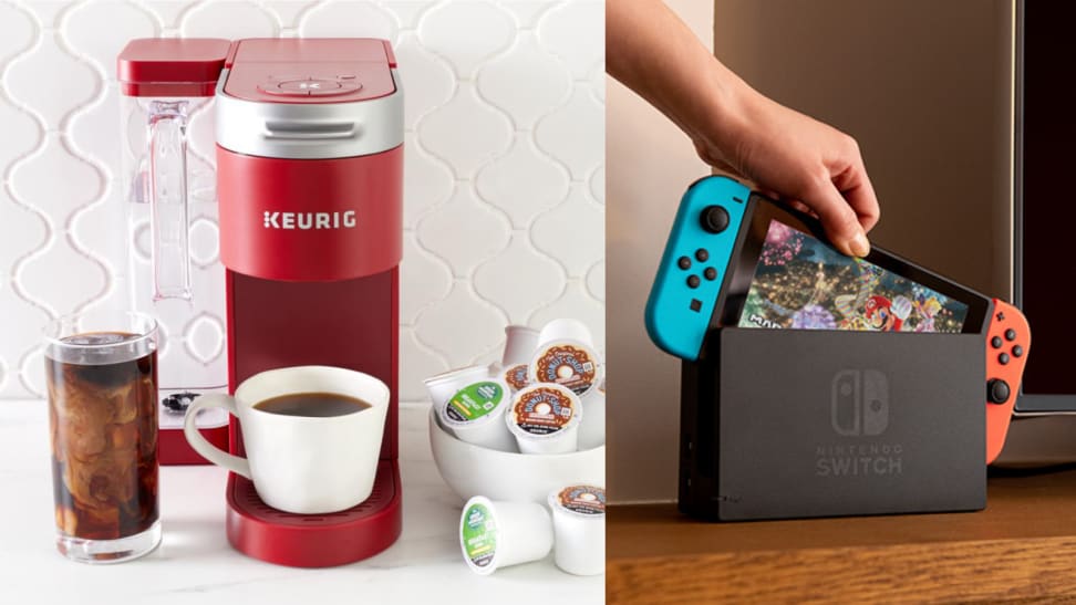 Keurig旁边的任天堂Switch