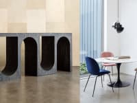 Kelly Wearstler's Roxbury Long Console and Saarinen Dining Table's at Design Within Reach