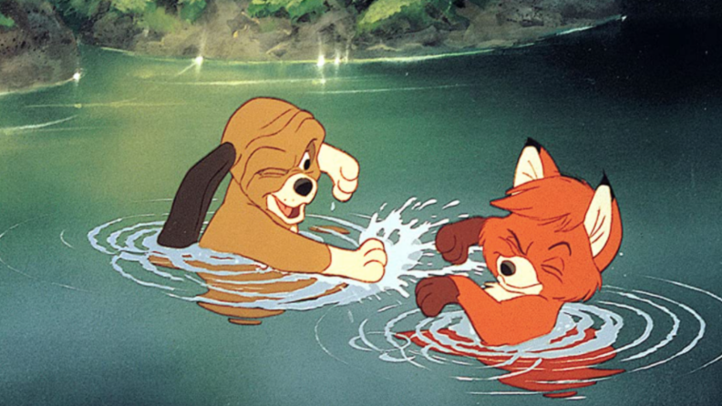 Characters from "The Fox and the Hound"