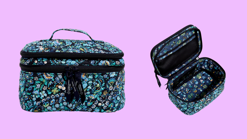 Travel cosmetic bags that hold everything you need: Vera Bradley Brush Up Cosmetic Case
