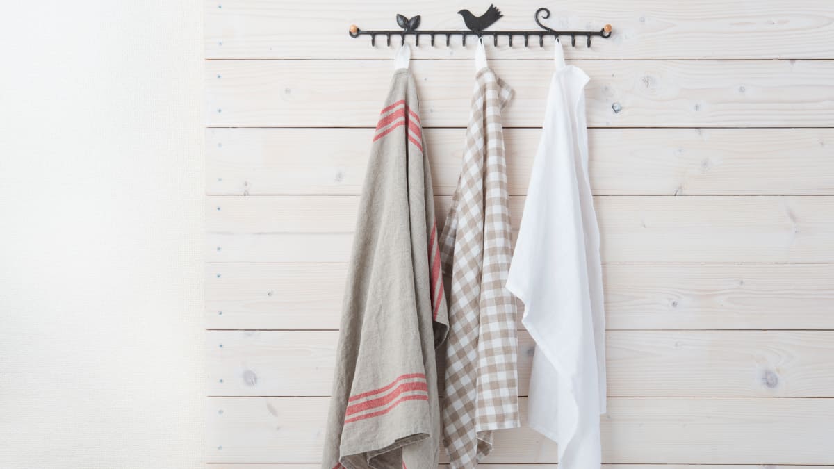 Your dish towels are full of bacteria—here's what you need to do