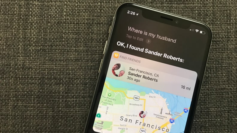 Siri Find My Friends