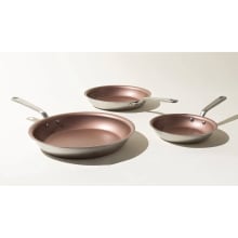 Product image of Made In 3-Piece Nonstick Frying Pan Set in Frozen Berry