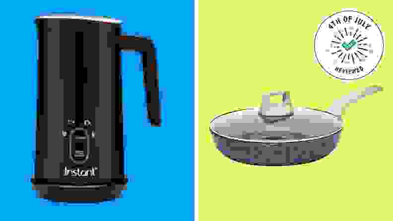 Instant milk frother and Carote pan