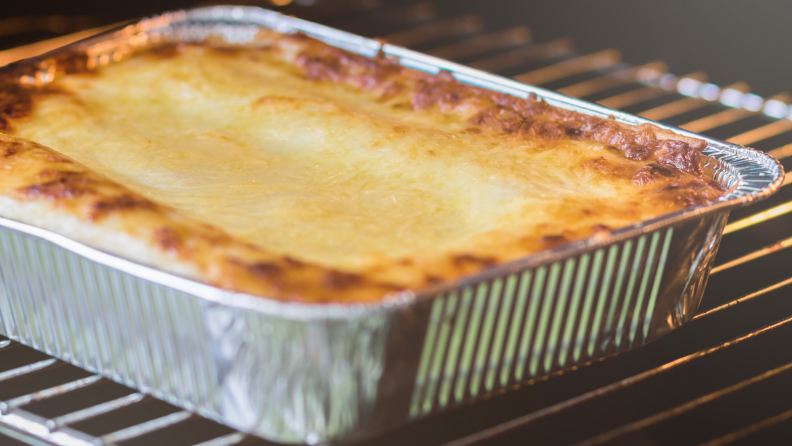 These aluminum pans are great kitchen helpers.