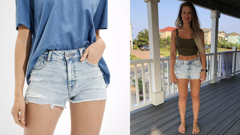 American Eagle denim shorts