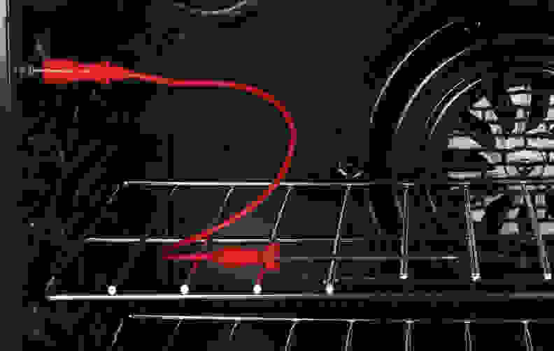 The temperature probe takes some of the guess work out of roast meats.