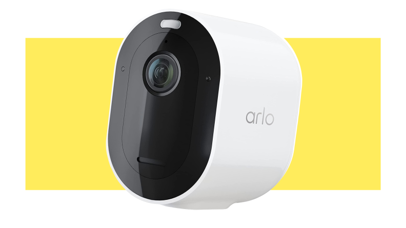 Product shot of the Arlo Pro 4 Spotlight Camera.