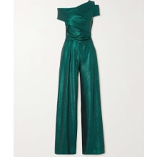 Product image of Talbot Runhof Asymmetric sequined stretch-jersey jumpsuit