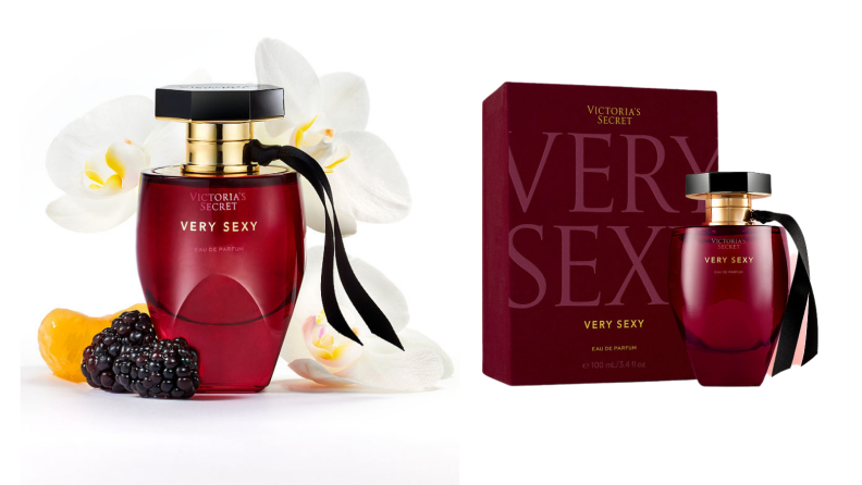two images of the very sexy eau de parfum