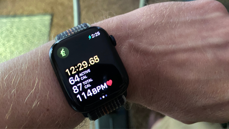 Apple Watch on a wrist