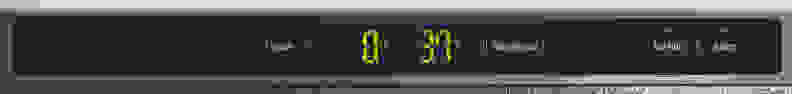 Without any bells and whistles to speak of beyond an ice maker, the LG LDCS24223S's controls are kept incredibly simple.