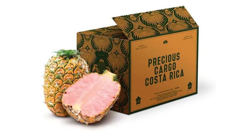 Tropical Fruit Box Del Monte Pinkglow Pineapple