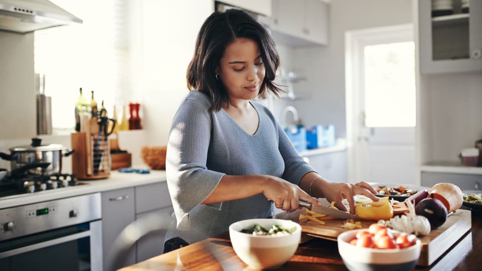 Woman cooking