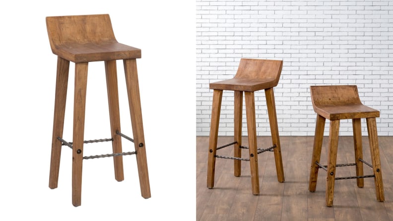 Reagan Low-Back Bar Stool Houzz