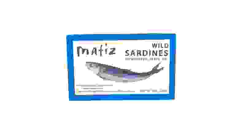 A package of tinned sardines.