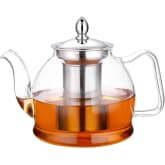 Product image of Hiware 1000ml Glass Teapot with Removable Infuser